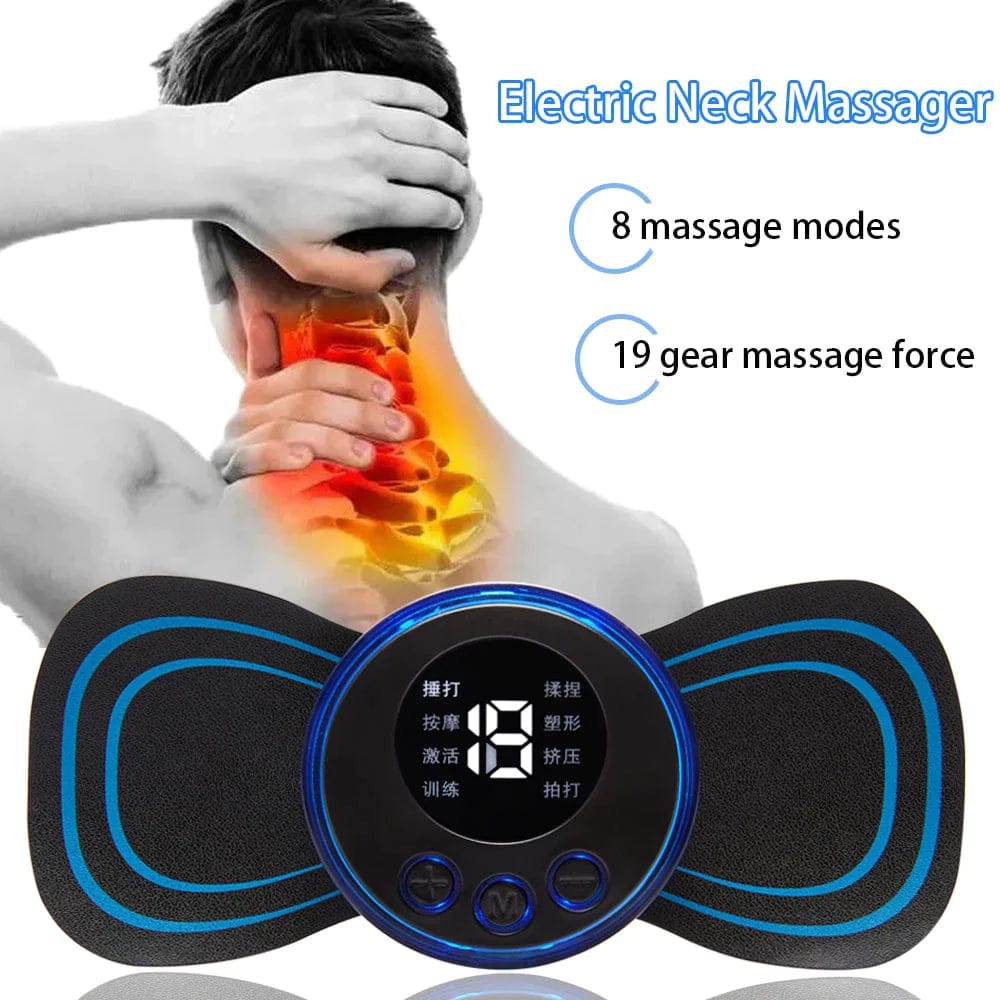Full Body Mini Butterfly Massager Pad – 8 Modes for Full Body Pain Relief