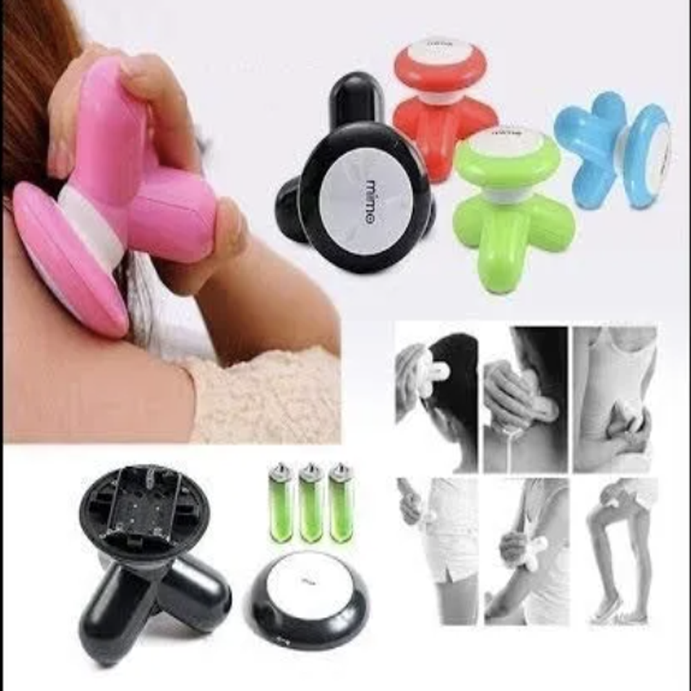 Mini Body Massager Full Body Pain Relief for Men & Women Dual Power USB or battery