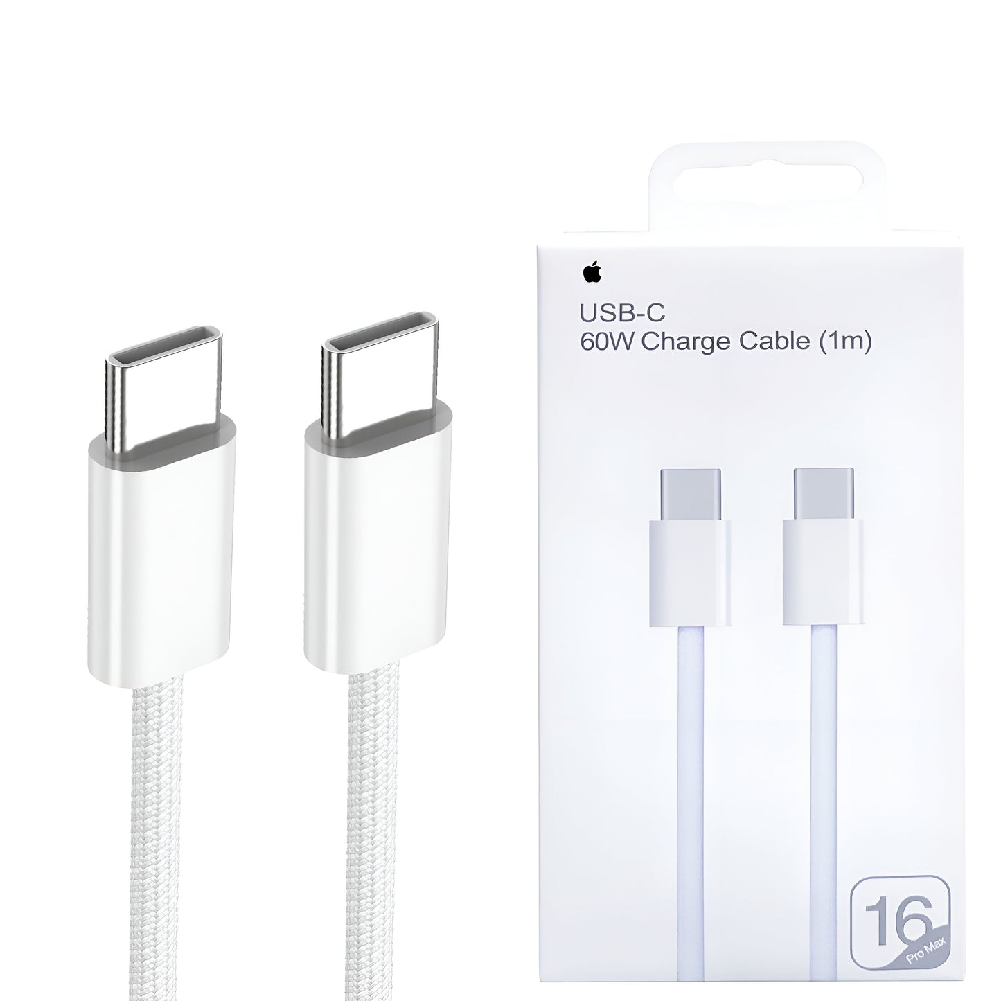 IPHONE 16 PRO MAX 60W TYPE C TO C PD FAST CHARGING CABLE