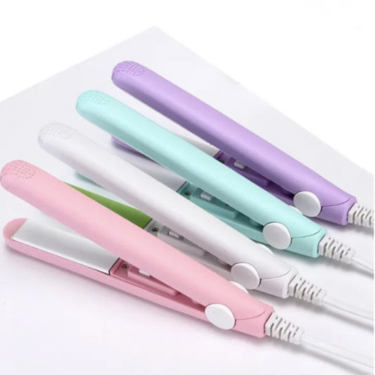 Mini Hair Straightener with quick heating ceramic plates