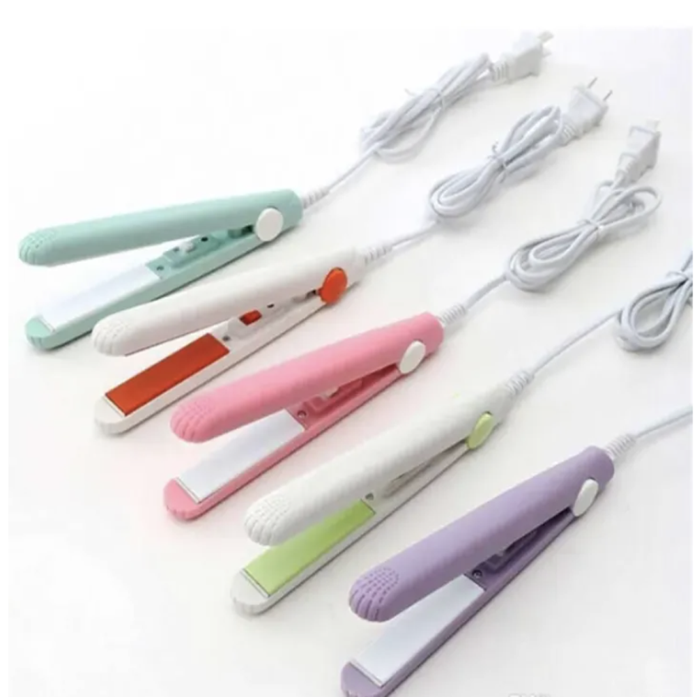 Mini Hair Straightener with quick heating ceramic plates