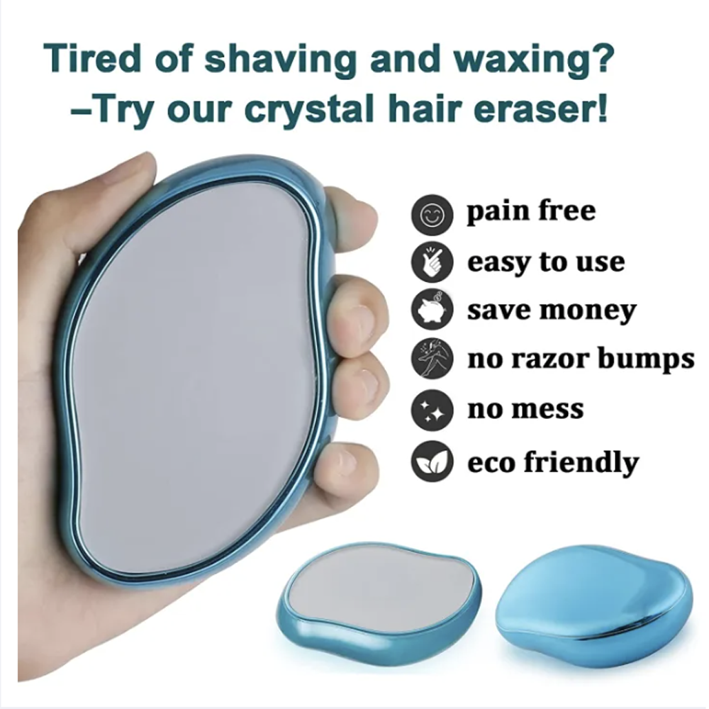 Painless Crystal Hair Removal & Eraser for Women & Men