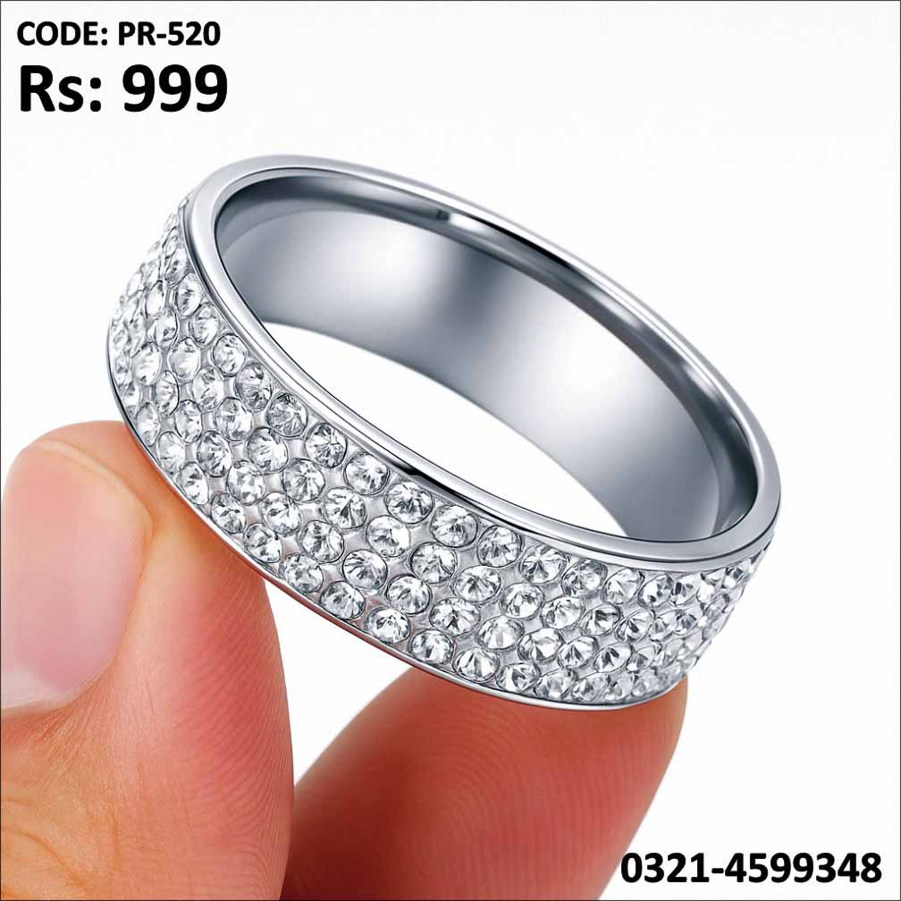 PR-520 Silver Plated Chhalla with Zircon Stone