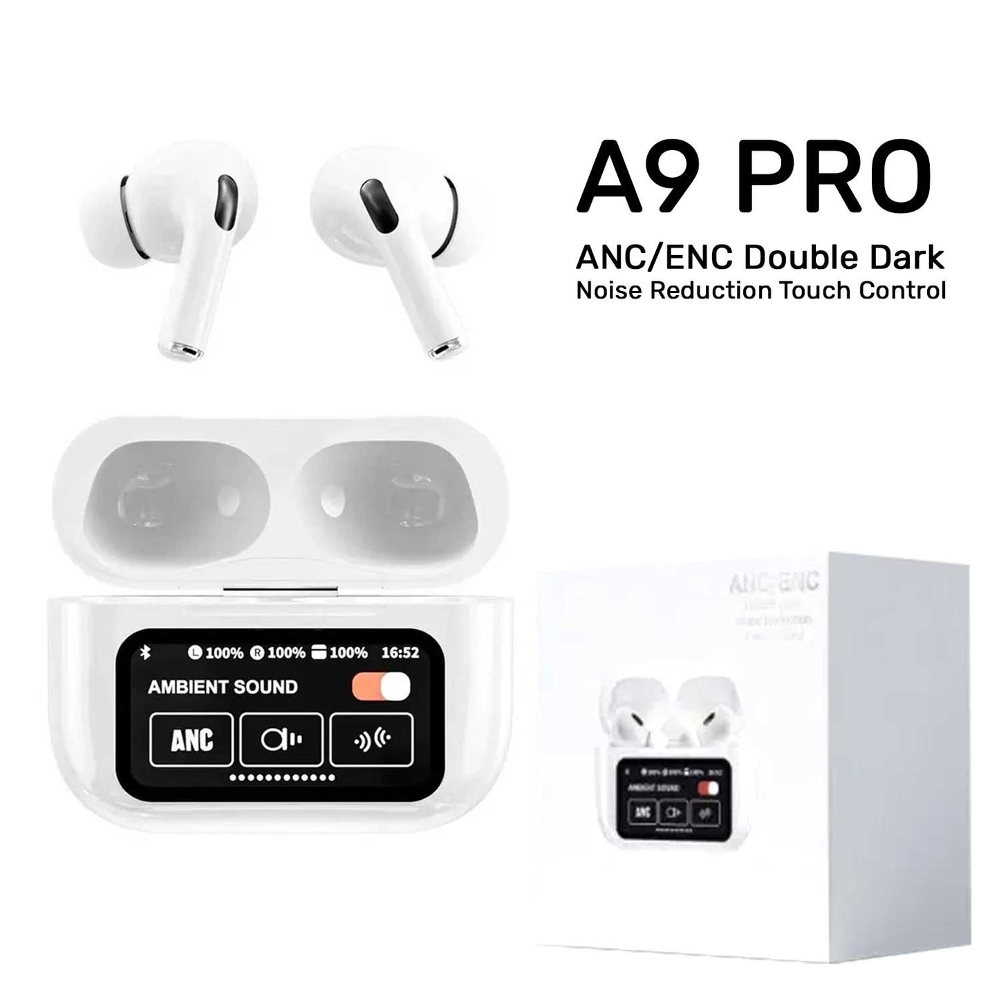 A9 PRO AIRPODS TOUCH CONTROL BT 5.4 EARBUDS